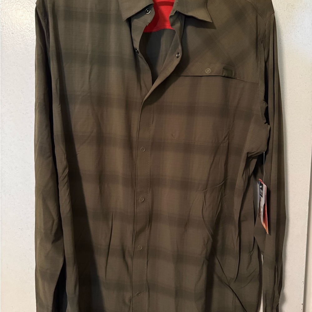 Outdoor Research Forest Green Checkered Shirt
